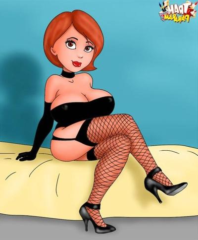 9P Elastigirl gets really frisky. Some hardcore love for Elastigirl