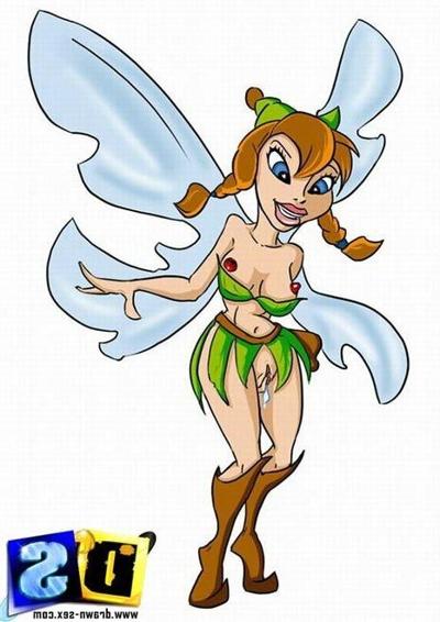 12P TinkerBell gets fucked hardly and explodes in orgasm