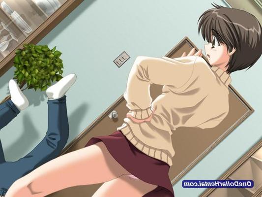 15P Hot anime girls love the attention
