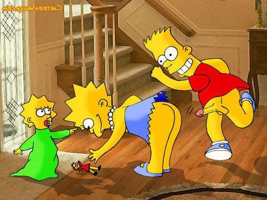 12P Maggie gets bound and deals with sensual Bart Simpson