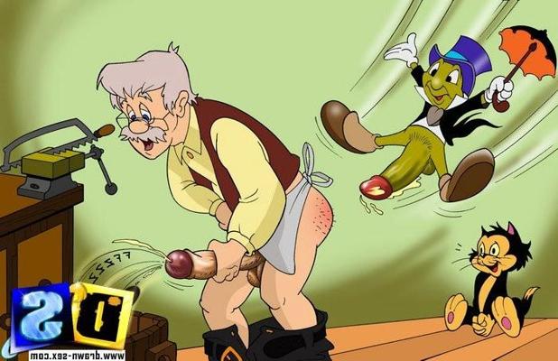 16P The Flintstones family and other nasty toons fucking in living room
