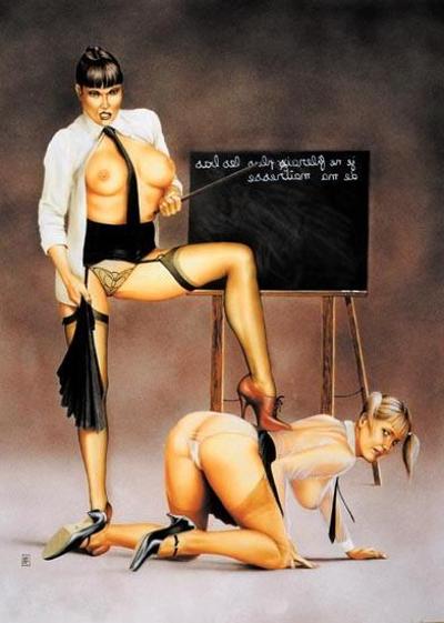 15P beautiful women tied with ropes in painful art