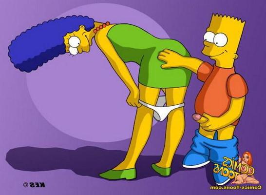 10P Homer, Bart, Lisa, Marge, Maggy - SEX