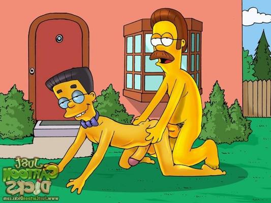 10P Simpsons Jackie Chan gay treat