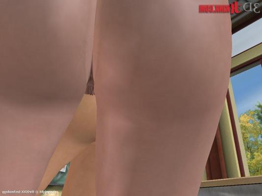 24P Action sexuelle BDSM chaude créée dans un jeu de sexe fétichiste virtuel en 3D !