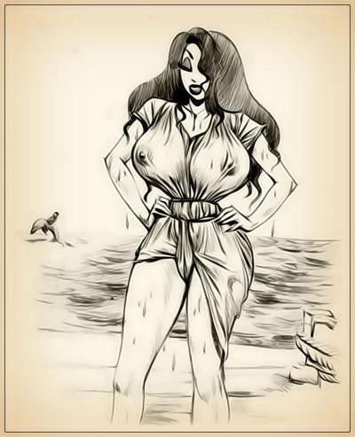 12P Innocent Jessica Rabbit makes dick shaking friction