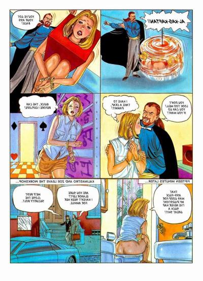 9P Anime comics of illusion magicians Kalimastro