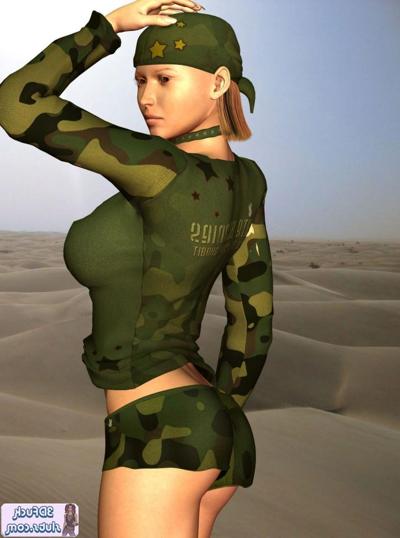 16P Army toon babe
