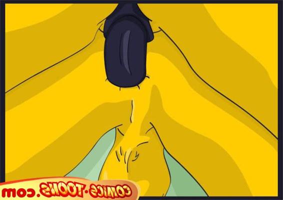 12P Homer strapon fucked by his busty wife