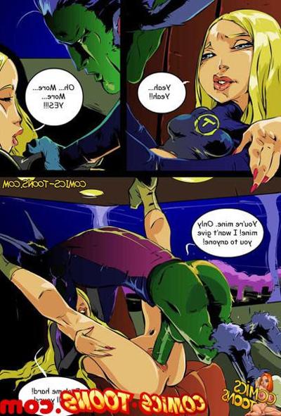 12P BeastBoy transforms in different animals and screw Terra