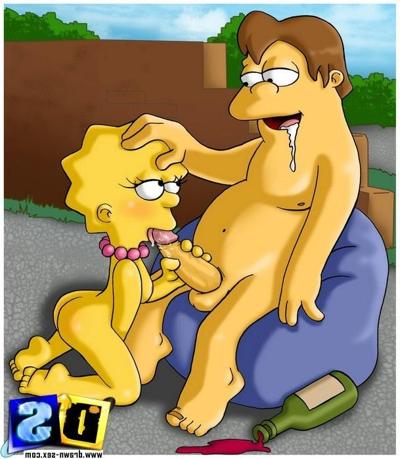 12P Maggie Simpson se fait pénétrer par le fou Homer Simpson