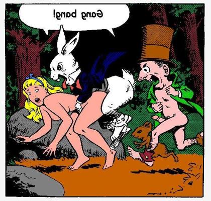 9P Anime adult comics of Alices adventure in wonderland