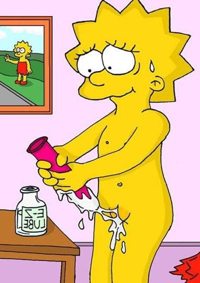 12P Hot and fantastic Marge was bombed by Bart Simpson