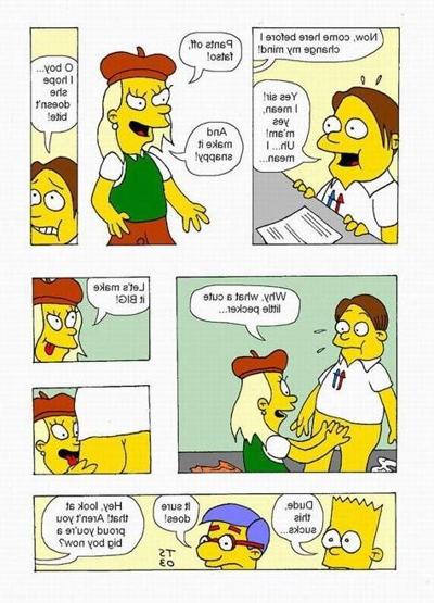12P Experienced Lisa Simpson blowing as getting filled