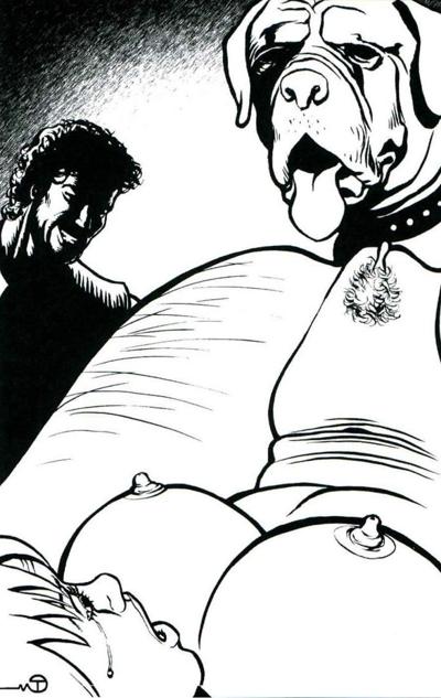 15P evil nazi put beautiful females in sexual bondage fetish artwork