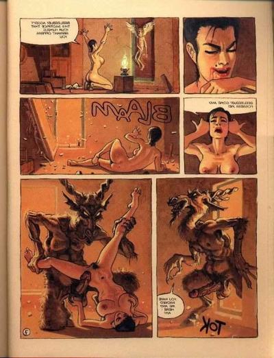 15P evil horny demons with a giant cock uses nuns