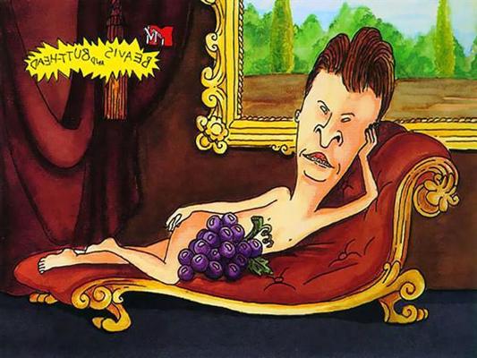 12P Daria riding Beavis untill getting railed in a shed