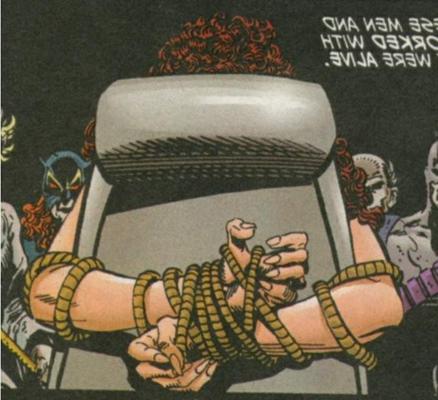 15P womens hands and breasts tied for evil demented bondage art