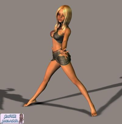 16P Muito inocente loira toon adolescente