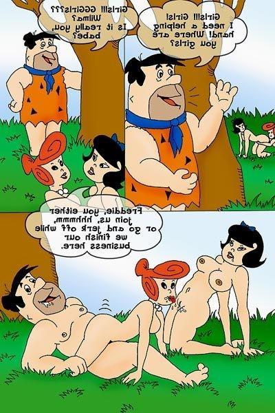 12P Brenda plugged in all her holes by Fred Flintstone
