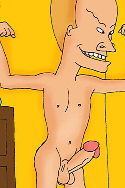 12P Daria runs her tongue on Beavis and gets load
