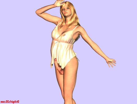 16P blonde dickgirl