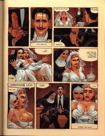 15P horny nuns suck huge long hard demon cock until the very end