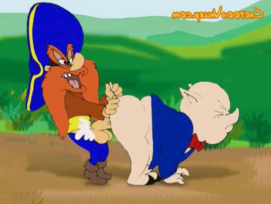 12P Slutty Lola Bunny stuffed by Bugs Bunny