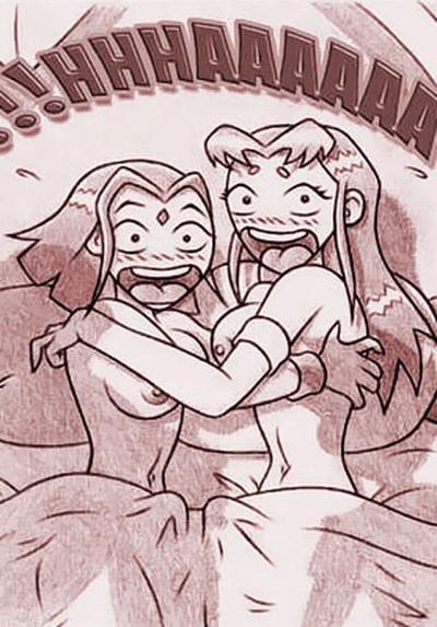 12P Starfire with perky boobs dominates