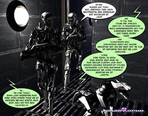 16P Fatty blonde in erotic fantastic story with robots