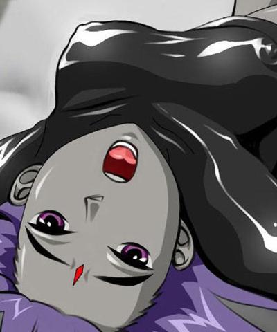 12P Abused Raven with hard breasts drilled