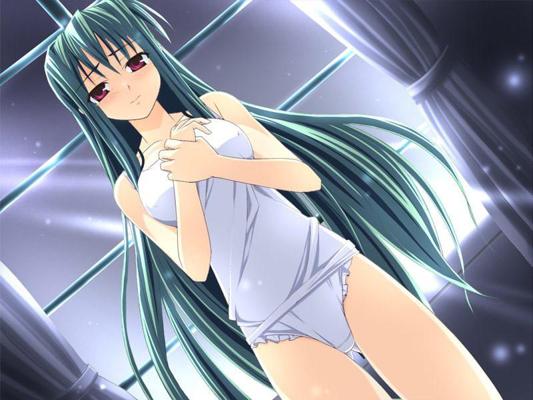 16P Schamlose Hentai-Teenager zeigen ihre Baumwollhöschen
