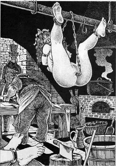 15P vintage French bdsm horror art