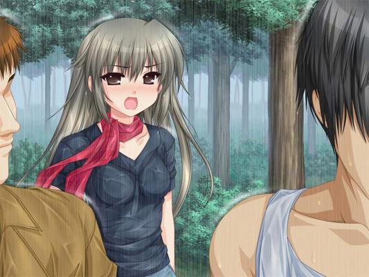18P Shy little hentai girls burdened with big overflowing teen tits