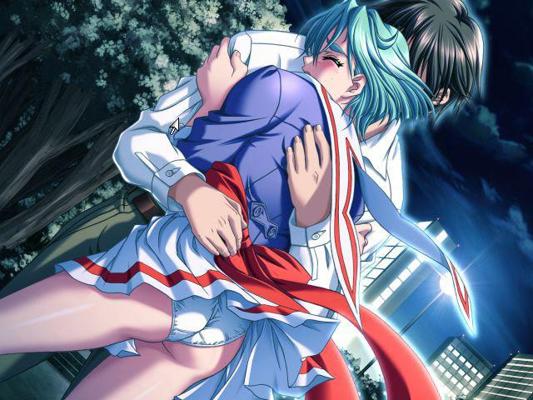 20P Tight little cotton panties on adorable hentai schoolgirls