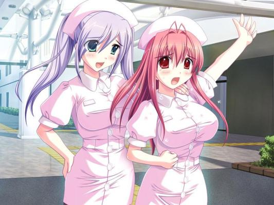 20P Hot pink nurse with big breasts turned hospital sex slave