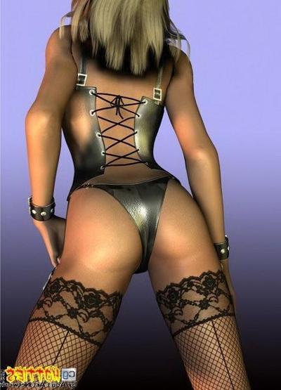 16P Sexy anime babe with perfect tits posing in lingerie