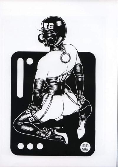 15P bizarre underground leather bdsm art