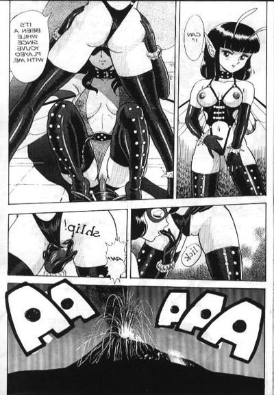 15P bizarre japanese anime bdsm comics