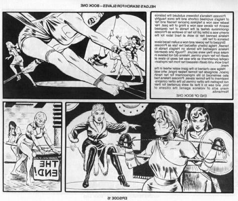 15P vintage women in hard bondage comic