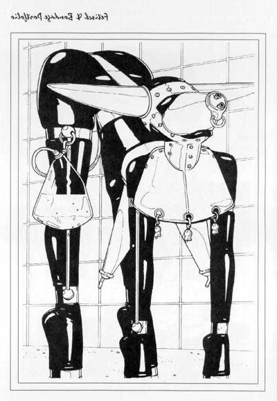 15P master fetish artist bondage drawings