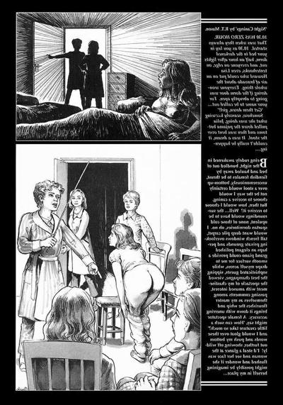 15P classic female hard spanking drawings
