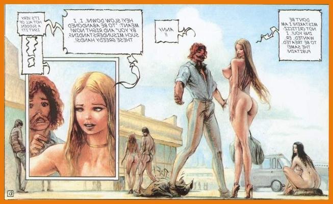 16P Science fiction porn comics novel