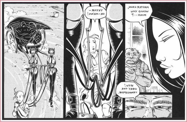 15P weird latex and leather bondage comic