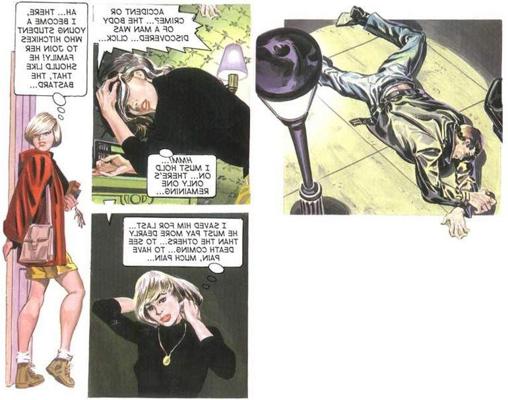 16P Hardcore comics of widow revenge