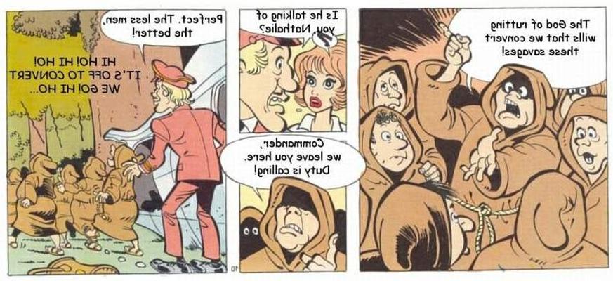 16P スチュワーデスの面白い漫画の冒険
