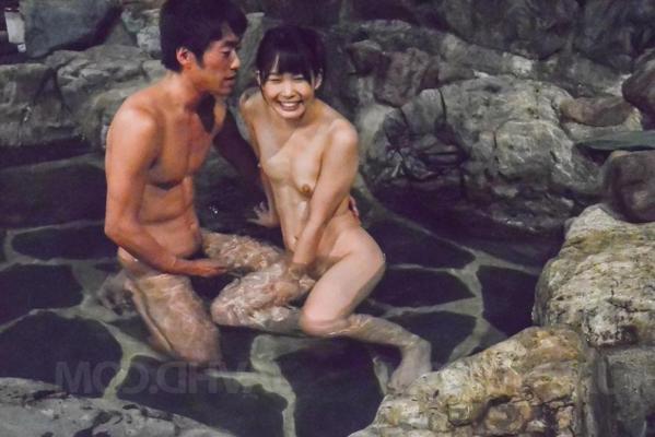 16P Yui Kasugano Asian sucks dick and has cunt fingered in water