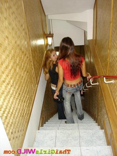 16P Sexy Thai twin sisters getting wild and crazy in these photos