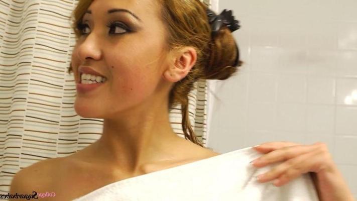 16P Jayden Lee visiting her sugar daddy and his dick