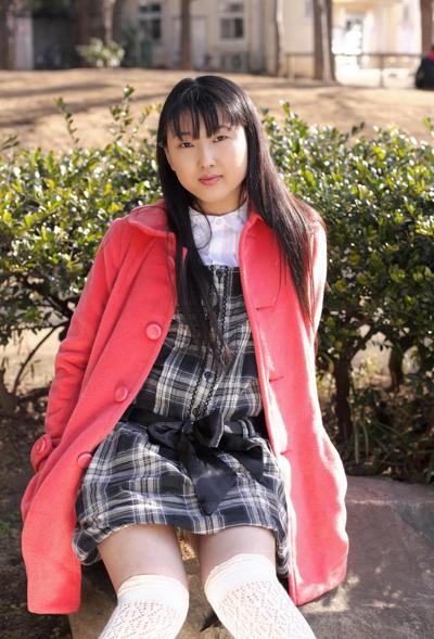 16P Slutty Asian student poses in her knee socks